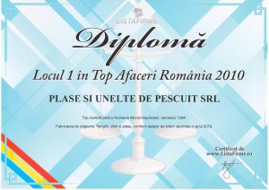 DIPLOMA 2010 TOP AFACERI